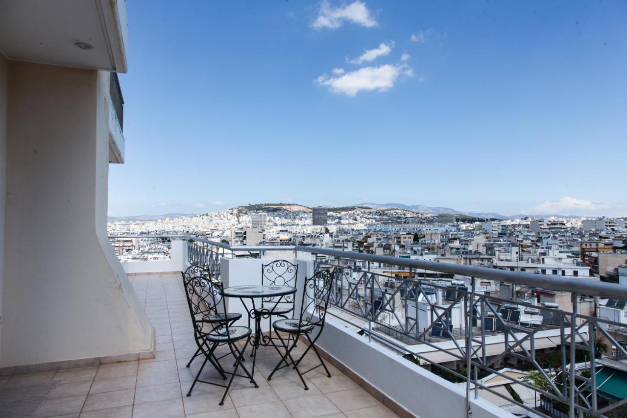Appartamento Penthouse With Fabulous Views Zografou Atene Esterno foto